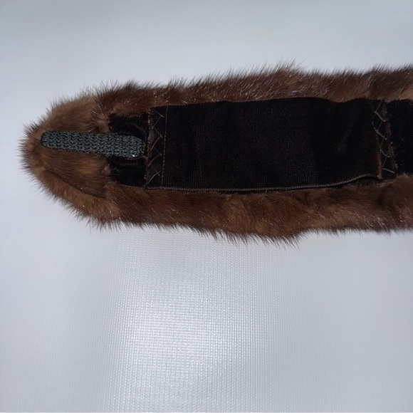 Vintage Betmar Elegant Brown‎ Fur Hat and Scarf Set main image 11
